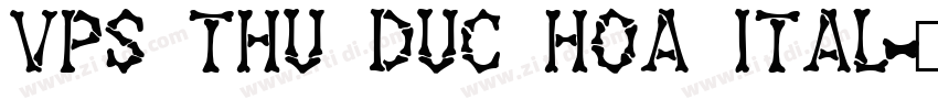 VPS Thu Duc Hoa Ital字体转换